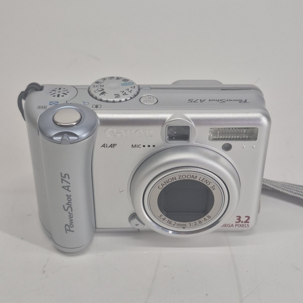 Canon Silver PowerShot A75 3.2MP Digital Camera READ